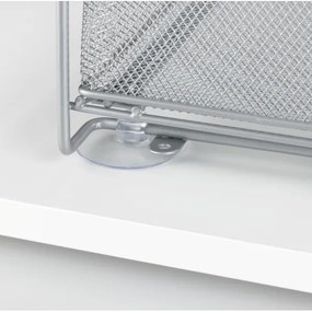 WENKO 53140800 - Polica GIOMA 35x33,5 cm, strieborná