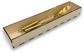 usporadejto.cz Organizér do zásuvky, vložka do zásuvky, drevený VASKY, 45,5 x 10 x 6 cm