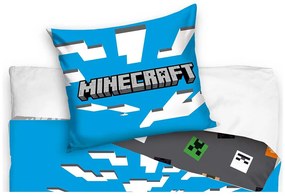 TipTrade Bavlnené obliečky 140x200 + 70x90 cm - Minecraft Mob monster