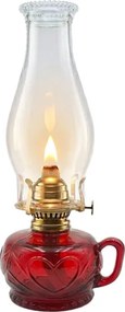 Brilagi - Petrolejová lampa MERLIN červená