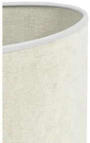 Duolla - Stolná lampa OVAL 1xE27/15W/230V pr. 30 cm šedá