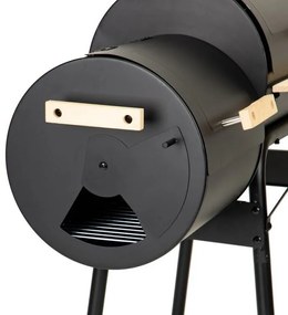 Veľký záhradný gril - 2 v 1 udiareň, teplomer + grilovacie príslušenstvo MODERNHOME - JY-061