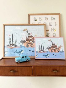 ViSSEVASSE Detské puzzle Noah's ark 42 dílků