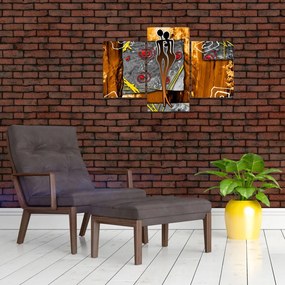 Obraz starovekej maľby (90x60 cm)