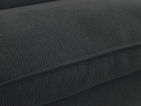 Čierna pohovka 236 cm Achille – Bobochic Paris