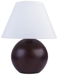 HELLUX Moderná stolná lampa KULA E14 wenge 4110104