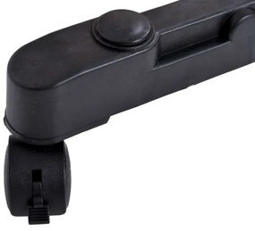 Vešiakový stojan na kolieskach LUKI čierny