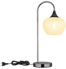 Globo 15548TK - Stolná lampa MAXY 1xE27/40W/230V biela/antracit