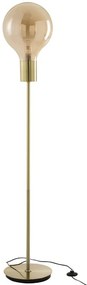 Zlatá sklenená stojaca lampa v tvare žiarovky Baloon - Ø 30 * 160cm