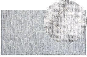 Koberec 80 x 150 cm sivá/béžová EDREMIT Beliani