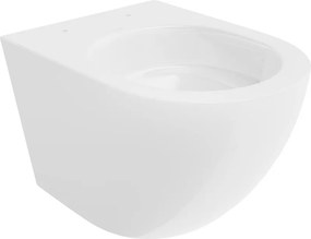 Mexen Lena, závesná WC misa 490x360x340 mm, Rimless Tornádo, biela lesklá, 3322XX00T