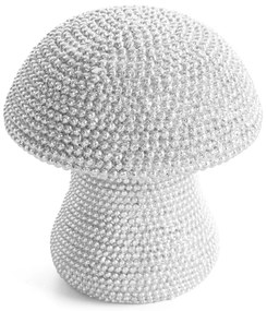 DEKORAČNÁ SOŠKA ELDO 8X8X9 CM STRIEBORNÁ