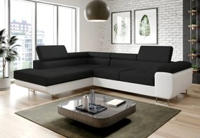 Rohová sedacia súprava SELVA, 275x90x202, monolith 84, ľavá