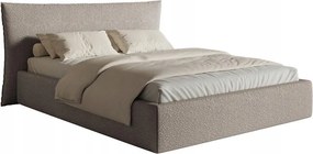 Manželská posteľ 160 cm Swiftie 160 (svetlosivá čierna)