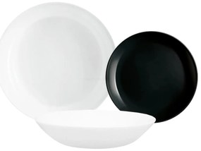 Diwali tanierová sada Night Day pre 6 osôb, 18ks