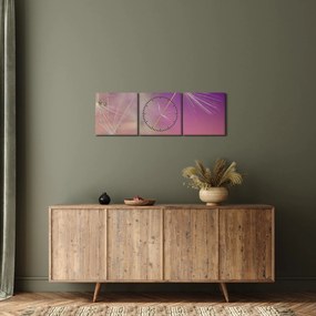 Obraz šťastia (s hodinami) (90x30 cm)