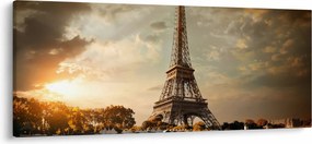 Obraz - Eiffelova veža, Paríž, Francúzsko (120x50 cm)