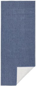 NORTHRUGS - Hanse Home koberce Kusový koberec Twin-Wendeteppiche 103100 blau creme – na von aj na doma - 120x170 cm