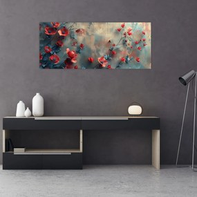 Obraz - Vlčie maky (120x50 cm)