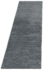 Sivý behúň 80x250 cm Fluffy – Ayyildiz Carpets