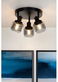 Lucide 77979/13/30 - Bodové svietidlo BJORN 3xE14/40W/230V čierna