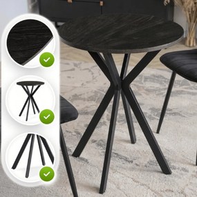 PROXIMA.store - Jedálenský stôl LAUREN FARBA: biela, FARBA NÔH: orech