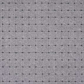 Vopi, Metrážny koberec Udinese šedý - neúčtujeme odrezky z role, na mieru, šíře 1,33m,1m,2m,3m,4m,na mieru, neúčtujeme odrezky, šedá, ab (mriežka), chodba / predsieň