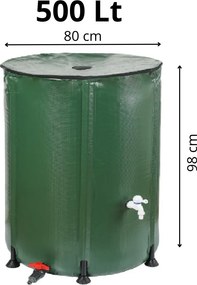 ASIST smart garden AR4S50 Skladací sud na vodu 500 l