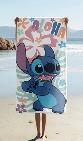 Jerry Fabrics Bavlnená froté osuška 70 x 140 cm - Lilo and Stitch "Hawaiian Harmony"
