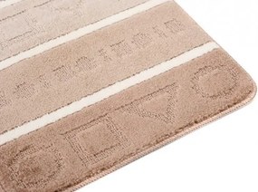 Sada kúpeľňových koberčekov MULTI B5015 FIGURY béžový