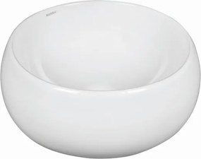 Novoterm Keramické umývadlo na dosku NV-KR-802 (ø 40,5 cm) biele