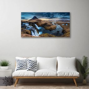 Obraz Canvas Vodopád rieka príroda 125x50 cm