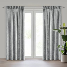 ZÁVES NA PÁSKE NILO 140X270 CM SIVÁ