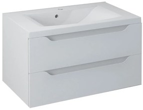 Sapho Sapho, WAVE umývadlová skrinka 79,7x45x47,8cm, biela (WA081), WA080-3030