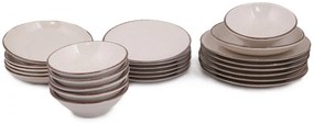 Porcelánová sada 24 ks talířů Cinnamonie béžová