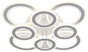 LED Stmievateľný prisadený luster LED/200W/230V 3000-6500K + diaľkové ovládanie