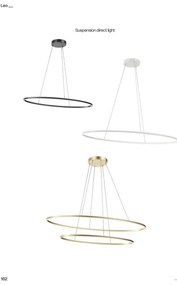 Redo 01-3337 - LED Stmievateľný luster na lanku LEO LED/48W/230V biela