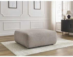 Svetlosivo-béžová menčestrová podnožka Lucien – Bobochic Paris