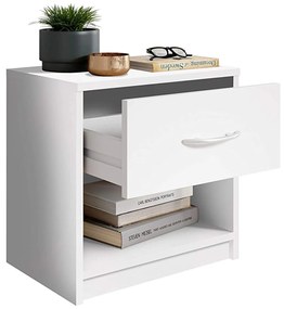 Sconto Nočný stolík BOBO biela