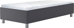 Posteľ Studio 90x200 cm, tmavo šedá látka