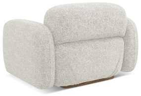 Krémovobiele kreslo Ailani – Makamii