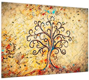 Obraz - Mozaikový strom života (70x50 cm)