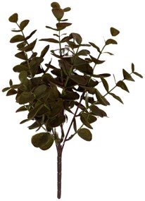 Hnedý umelý eukalyptus 33cm