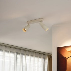 Zaoblené stropné bodové svetlo béžové GU10 50 mm 2-svetlo - Stanley