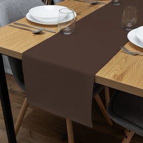 Biante Dekoračný behúň na stôl Rongo RG-051 Hnedý 45x140 cm