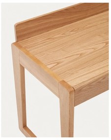 Pracovný stôl s doskou v dekore jaseňového dreva 60x120 cm Arandu – Kave Home