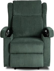 Masážne kreslo SEBASTIAN Green Corduroy
