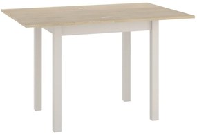 Rozkladací jedálenský stôl FLIP 80(160)X80 cm, dub Cremona Torro/kašmír