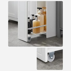 Úzka skrinka na kozmetiku