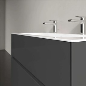 VILLEROY &amp; BOCH Collaro závesná skrinka pod umývadlo, 2 zásuvky, 996 x 498 x 603 mm, Glossy Grey, C13900FP